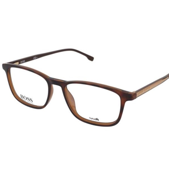 New Hugo Boss Frames Acetate BOSS 1050 086 54 18 145 Eyeglasses Unisex Havana - Picture 1 of 6